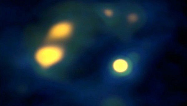 Телескоп ALMA нашел космическое "яйцо динозавра" в созвездии Ворона