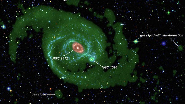 Астрономы нашли галактику «киллера» в созвездии Часов