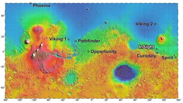 НАСА начало проверку марсианского спускаемого модуля InSight