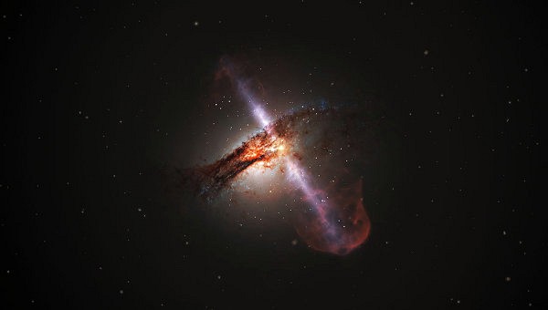 Черные дыры "просыпаются" только при слиянии галактик