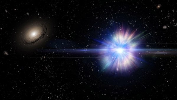 Взрыв трех сверхновых за пределами галактик