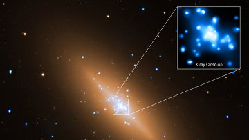 Телескоп Чандра увидел убегающий после взрыва сверхновой пульсар