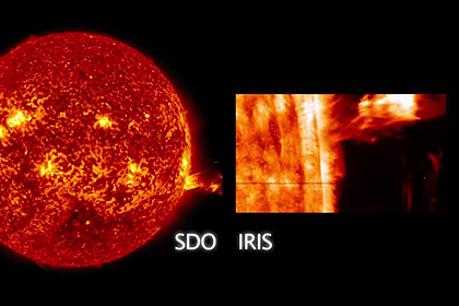 Аппарат НАСА запечатлел выброс коронарной массы на Солнце